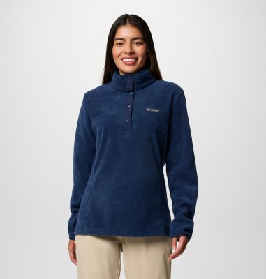 Sweat polaire pressionné Benton Springs femme, Color: Collegiate Navy, image 1