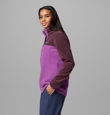 Sweat polaire pressionné Benton Springs femme, Color: Razzle, Moonvista, image 19