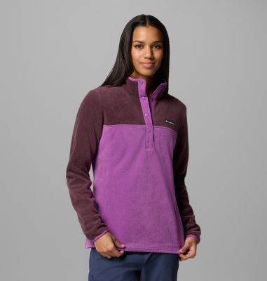 Sweat polaire pressionné Benton Springs femme, Color: Razzle, Moonvista, image 17
