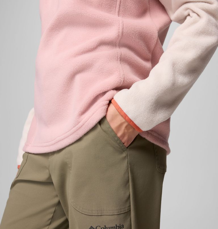Women's Benton Springs Half Snap Pullover Fleece II, Color: Eraser Pink, Dark Stone, Tuscan, image 6