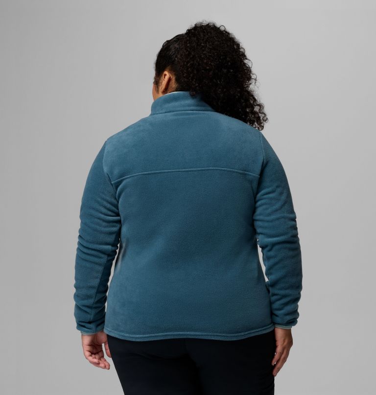 Women's Benton Springs Half Snap Pullover Fleece II - Plus Size, Color: Everblue, Crushed Blue, image 3