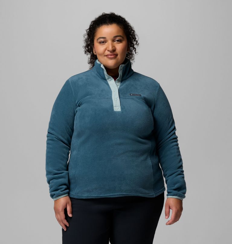 Women's Benton Springs Half Snap Pullover Fleece II - Plus Size, Color: Everblue, Crushed Blue, image 1