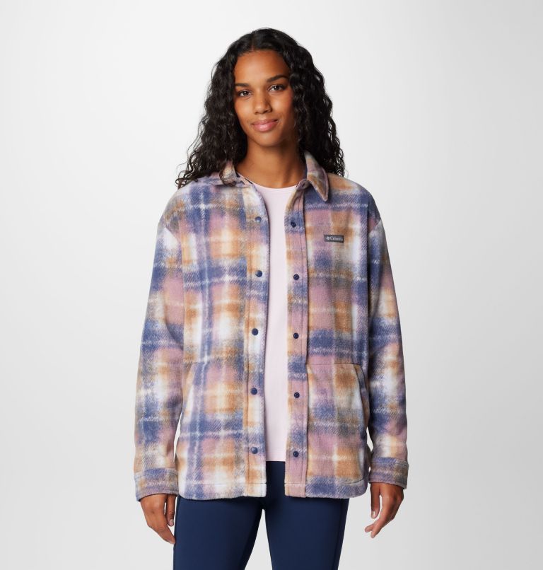 Columbia benton springs fleece jacket plaid hotsell