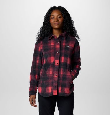 Columbia flannel jacket women's hotsell