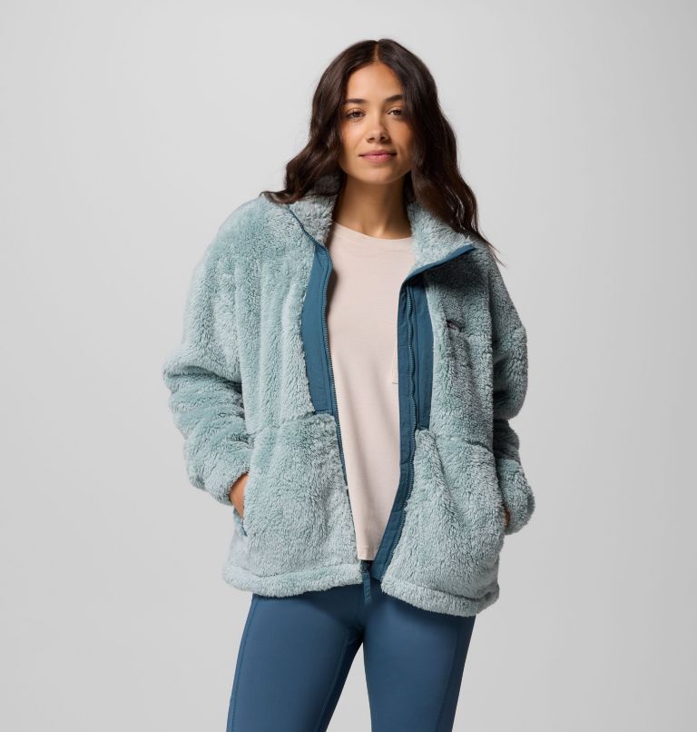 Women's Boundless Discovery Sherpa Full Zip II Jacket, Color: Crushed Blue, Everblue, image 5