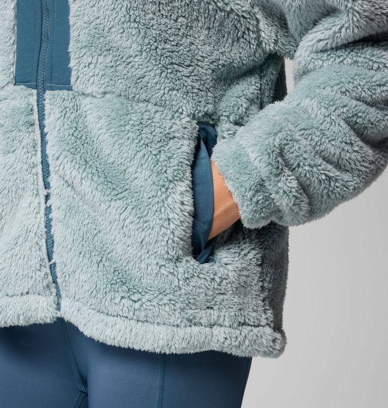Women's Boundless Discovery Sherpa Full Zip II Jacket, Color: Crushed Blue, Everblue, image 7