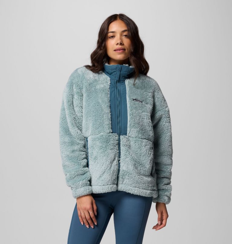 Women's Boundless Discovery Sherpa Full Zip II Jacket, Color: Crushed Blue, Everblue, image 9