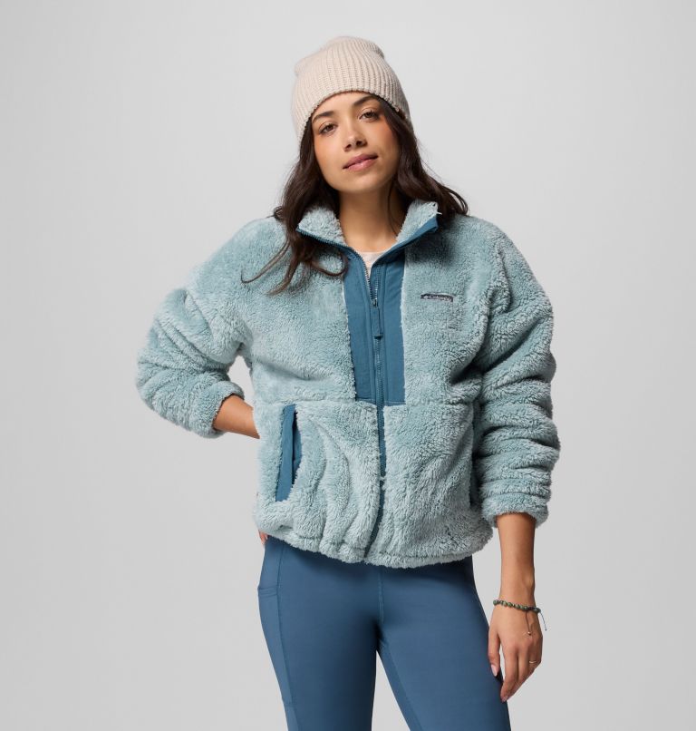 Women's Boundless Discovery Sherpa Full Zip II Jacket, Color: Crushed Blue, Everblue, image 1