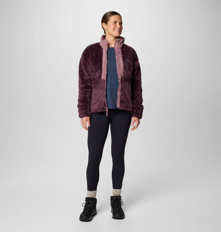 Women's Boundless Discovery Sherpa Full Zip II Jacket, Color: Moonvista, Fig, image 3