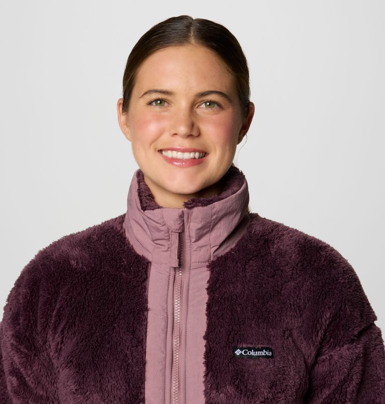 Women's Boundless Discovery Sherpa Full Zip II Jacket, Color: Moonvista, Fig, image 5