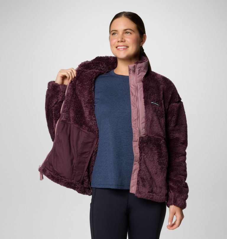 Women's Boundless Discovery Sherpa Full Zip II Jacket, Color: Moonvista, Fig, image 6
