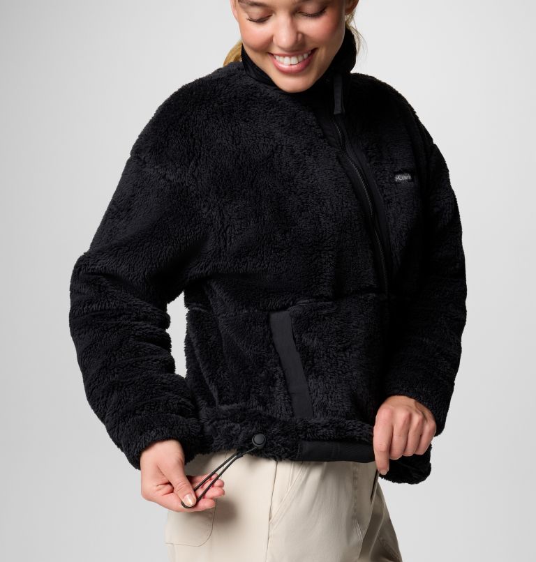 Women's Boundless Discovery II Sherpa Fleece Jacket, Color: Black, image 6
