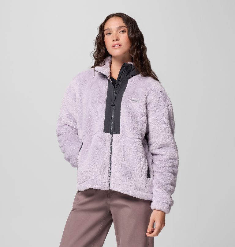 Women's Boundless Discovery II Sherpa Fleece Jacket, Color: Lavender Pearl, Shark, image 5