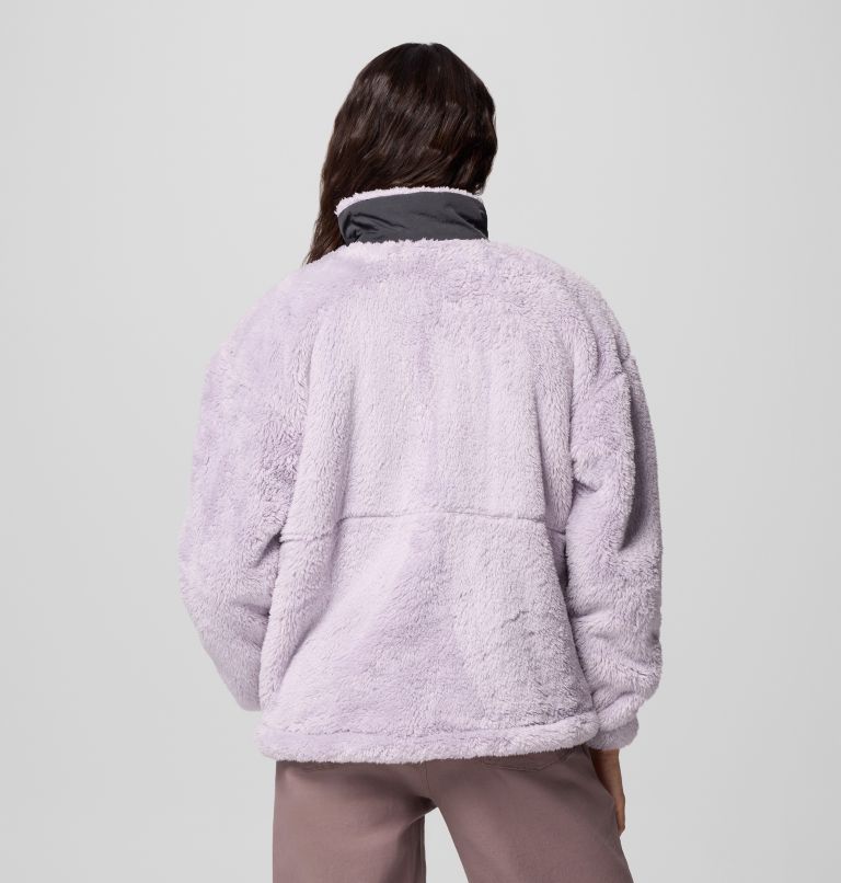 Women's Boundless Discovery II Sherpa Fleece Jacket, Color: Lavender Pearl, Shark, image 3