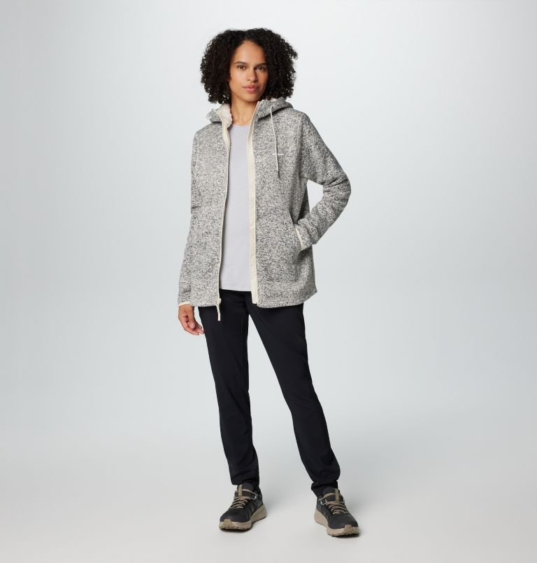 Forro polar sherpa Sweater Weather II para mujer, Color: Chalk Heather, image 3