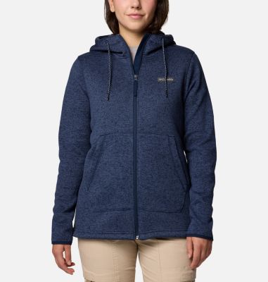 Forro polar sherpa Sweater Weather II para mujer, Color: Collegiate Navy Heather, image 1