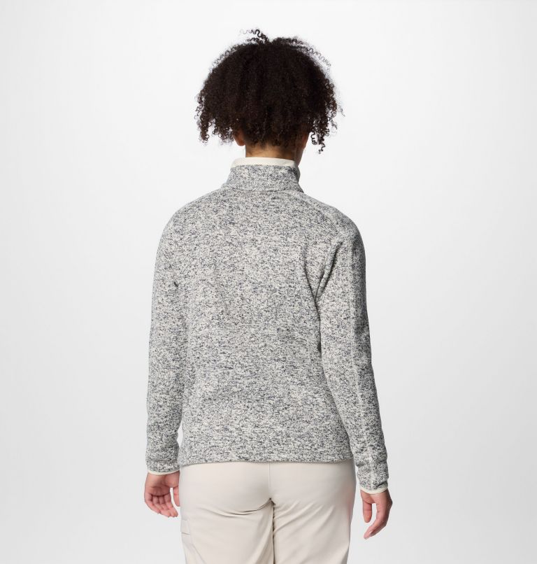 Women's Sweater Weather II Full Zip Jacket, Color: Chalk Heather, image 2