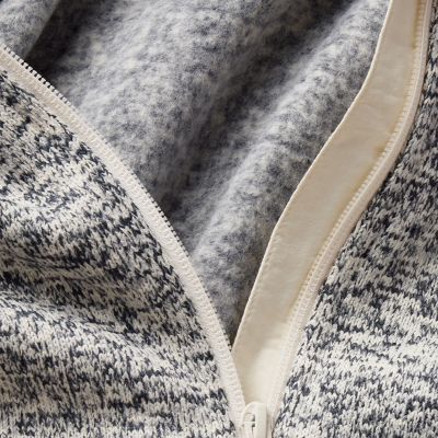 Close up shot of the plush fleece.
