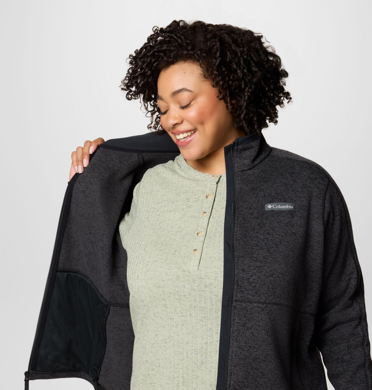 Women's Sweater Weather™ II Full Zip Jacket - Plus Size 7