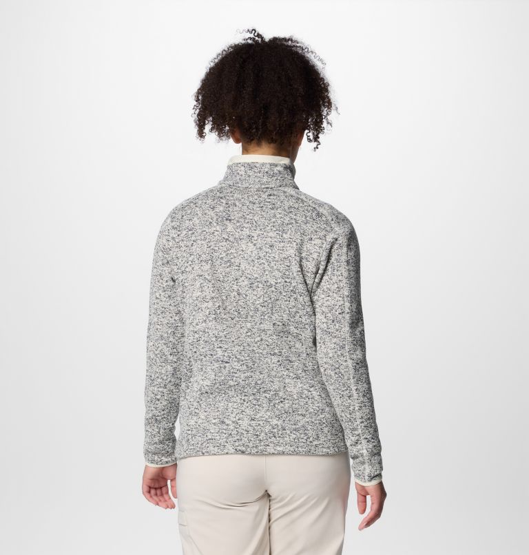 Women's Sweater Weather II Fleece Jacket, Color: Chalk Heather, image 2