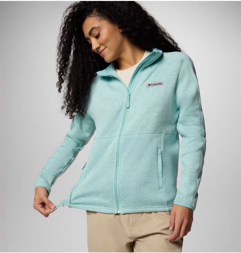 Chaqueta de forro polar Sweater Weather II para mujer, Color: Spray Heather, image 5
