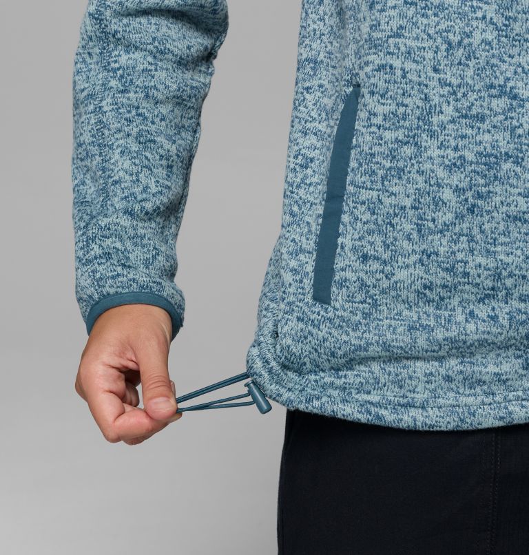 Sweater Weather Full Zip II, Color: Everblue Heather, image 7