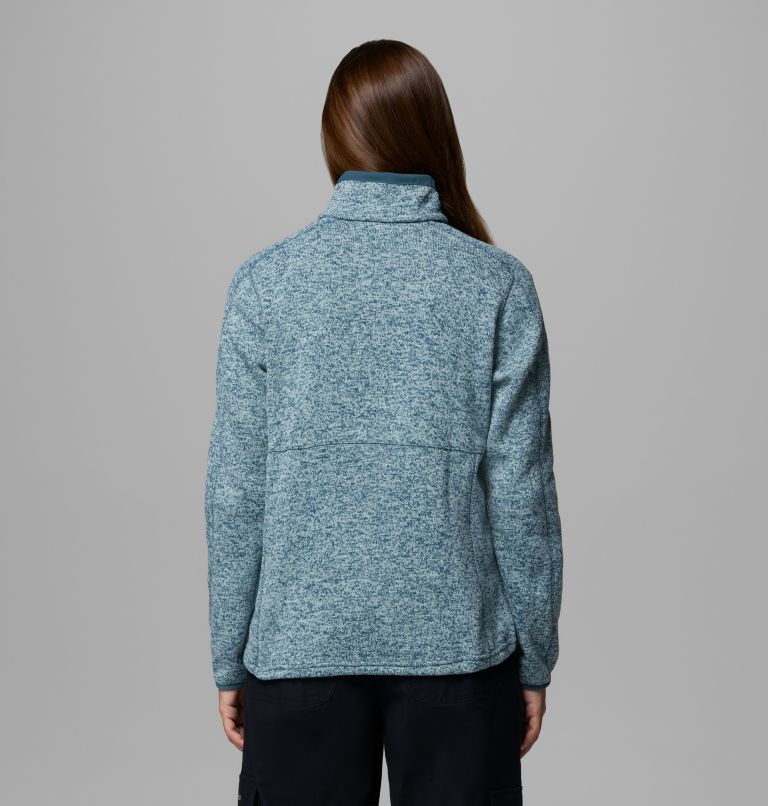 Sweater Weather Full Zip II, Color: Everblue Heather, image 3