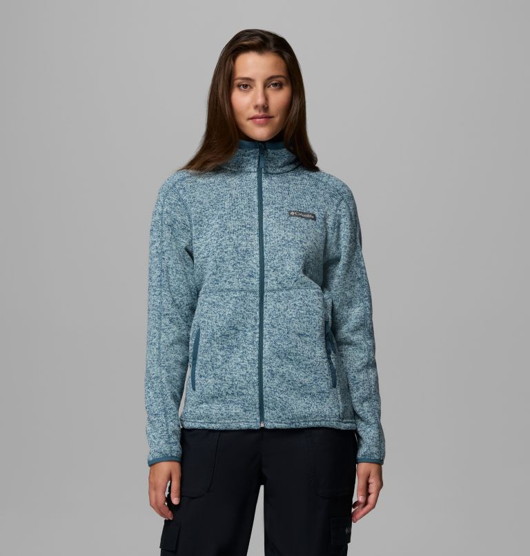 Sweater Weather Full Zip II, Color: Everblue Heather, image 1