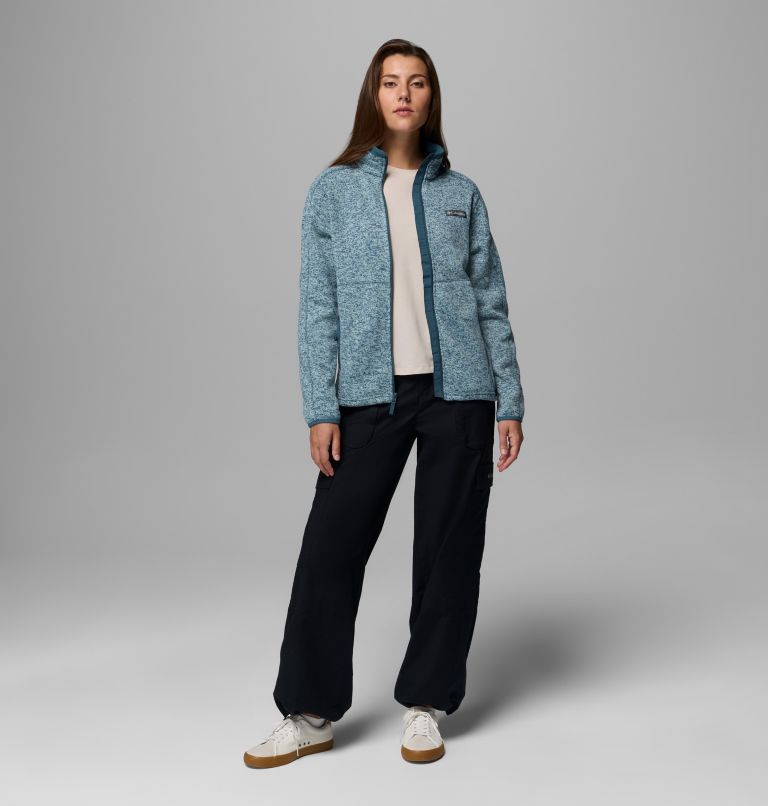 Sweater Weather Full Zip II, Color: Everblue Heather, image 2