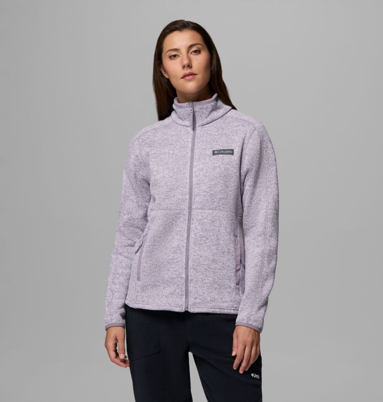 Sweater Weather Full Zip II, Color: Shale Purple Heather, image 5