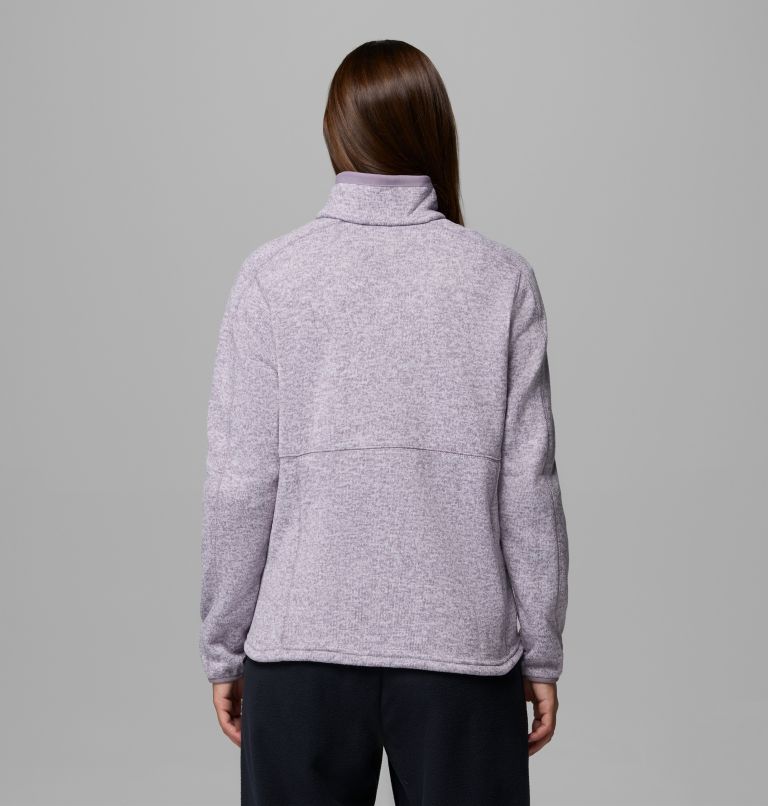 Sweater Weather Full Zip II, Color: Shale Purple Heather, image 3