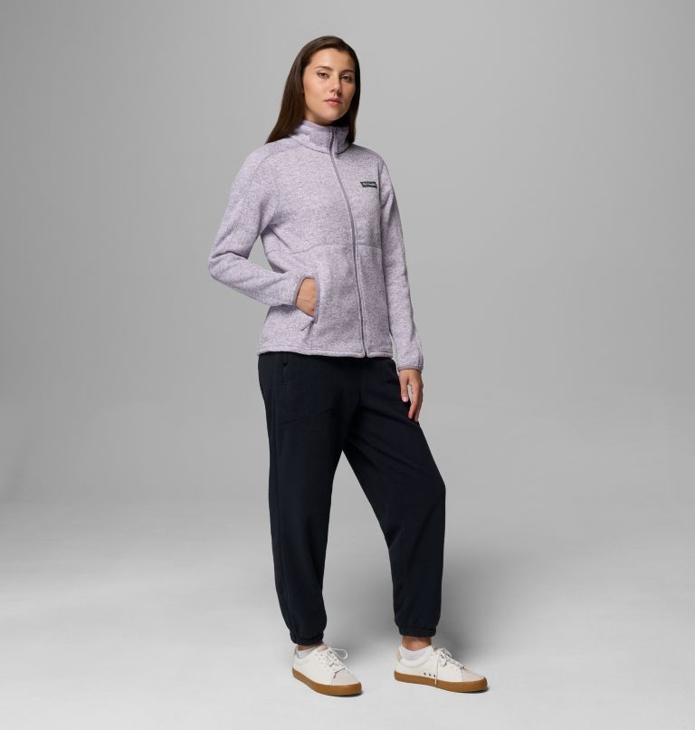 Sweater Weather Full Zip II, Color: Shale Purple Heather, image 2