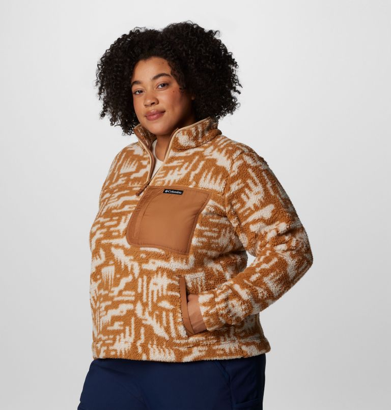 Women s West Bend Quarter Zip II Fleece Pullover Plus Size Columbia Sportswear
