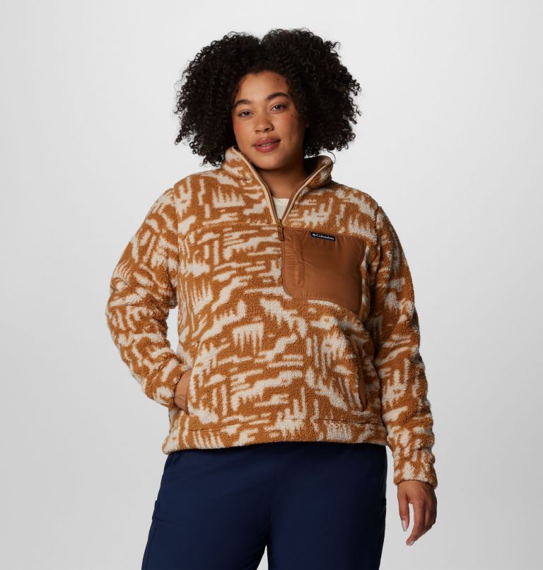 Women s West Bend Quarter Zip II Fleece Pullover Plus Size Columbia Sportswear