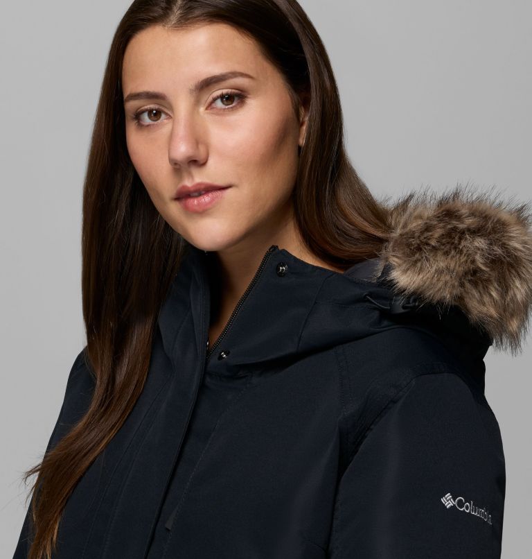 Women's Little Si II Insulated Parka, Color: Black, image 8