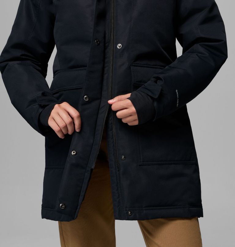 Women's Little Si II Insulated Parka, Color: Black, image 9