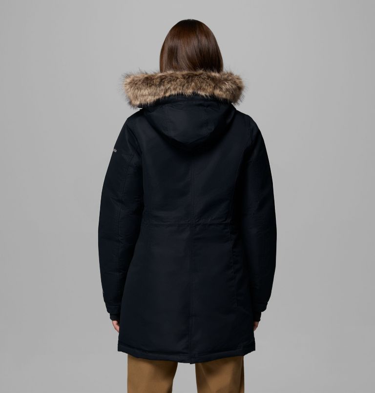 Women's Little Si II Insulated Parka, Color: Black, image 3