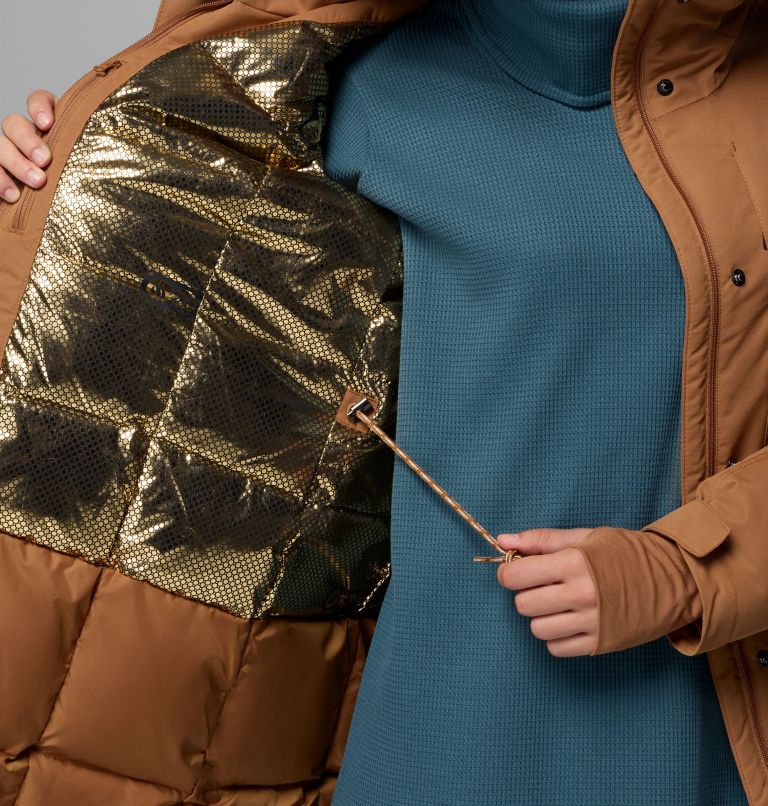 Women's Little Si II Insulated Parka, Color: Camel Brown, image 7