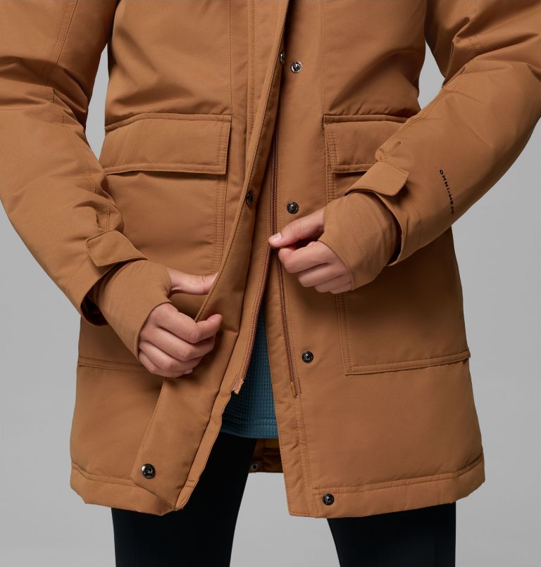 Women's Little Si II Insulated Parka, Color: Camel Brown, image 9