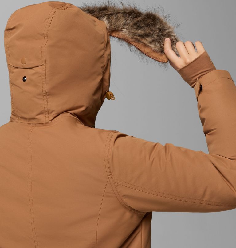Women's Little Si II Insulated Parka, Color: Camel Brown, image 10