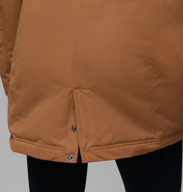 Women's Little Si II Insulated Parka, Color: Camel Brown, image 11