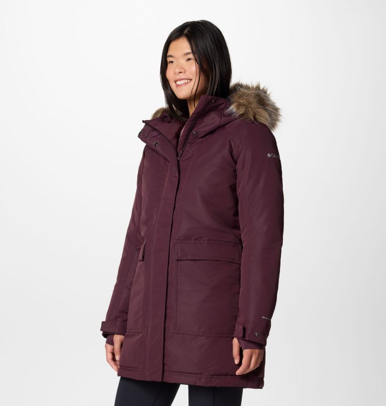 Women's Little Si II Insulated Parka, Color: Moonvista, image 4