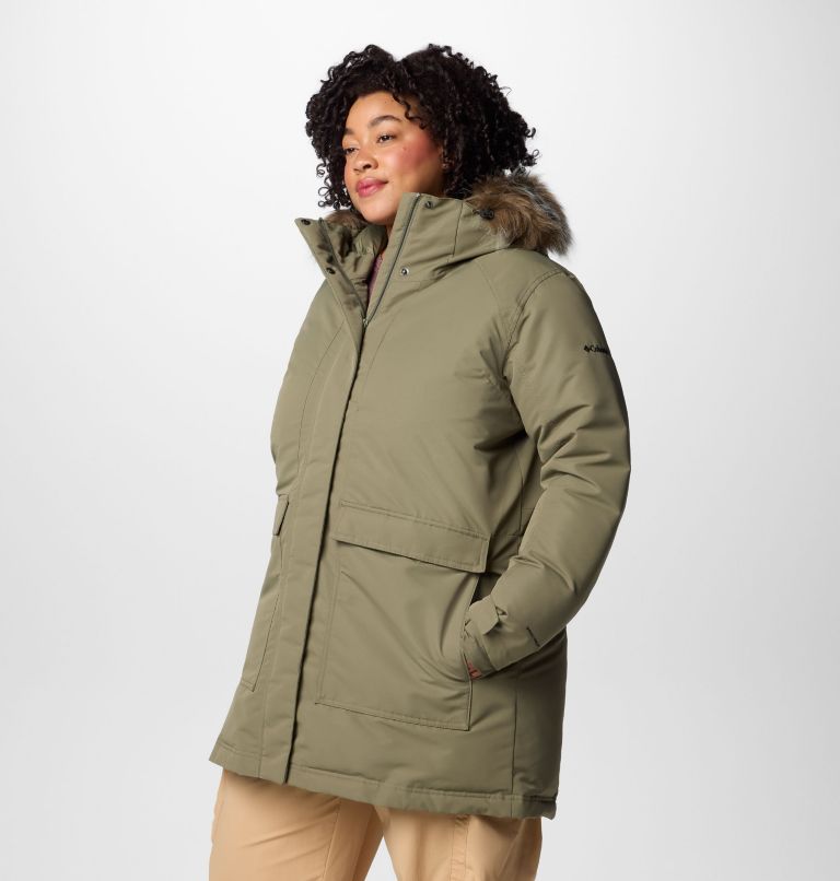Parka isolée Little Si II pour femmes – Grandes tailles, Color: Stone Green, image 4