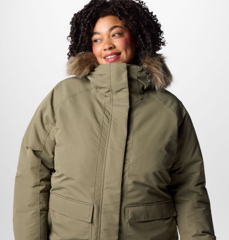 Parka isolée Little Si II pour femmes – Grandes tailles, Color: Stone Green, image 5