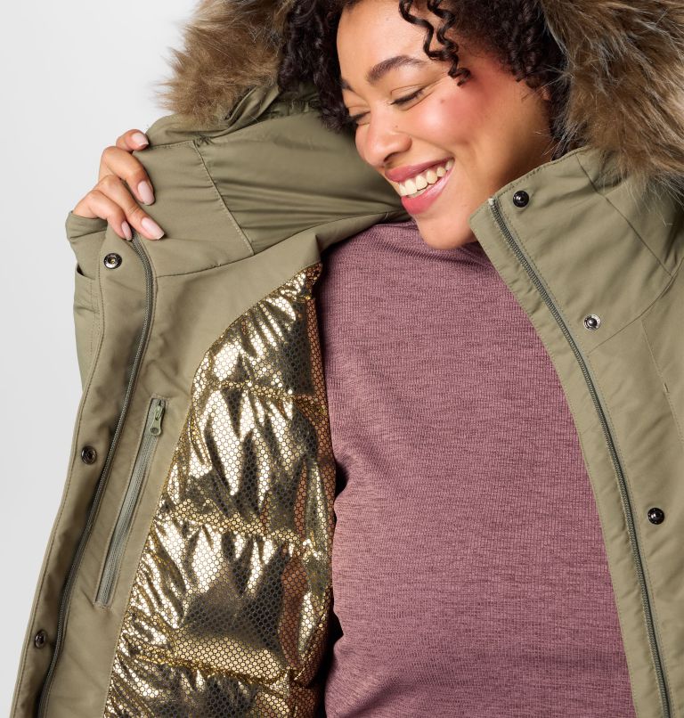 Parka isolée Little Si II pour femmes – Grandes tailles, Color: Stone Green, image 8