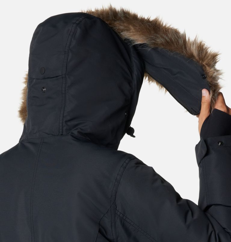 Women's Little Si II Waterproof Parka, Color: Black, image 7