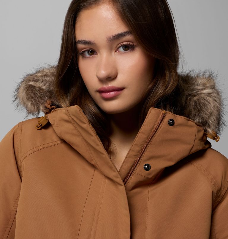 Parka Imperméable Little Si II Femme, Color: Camel Brown, image 8
