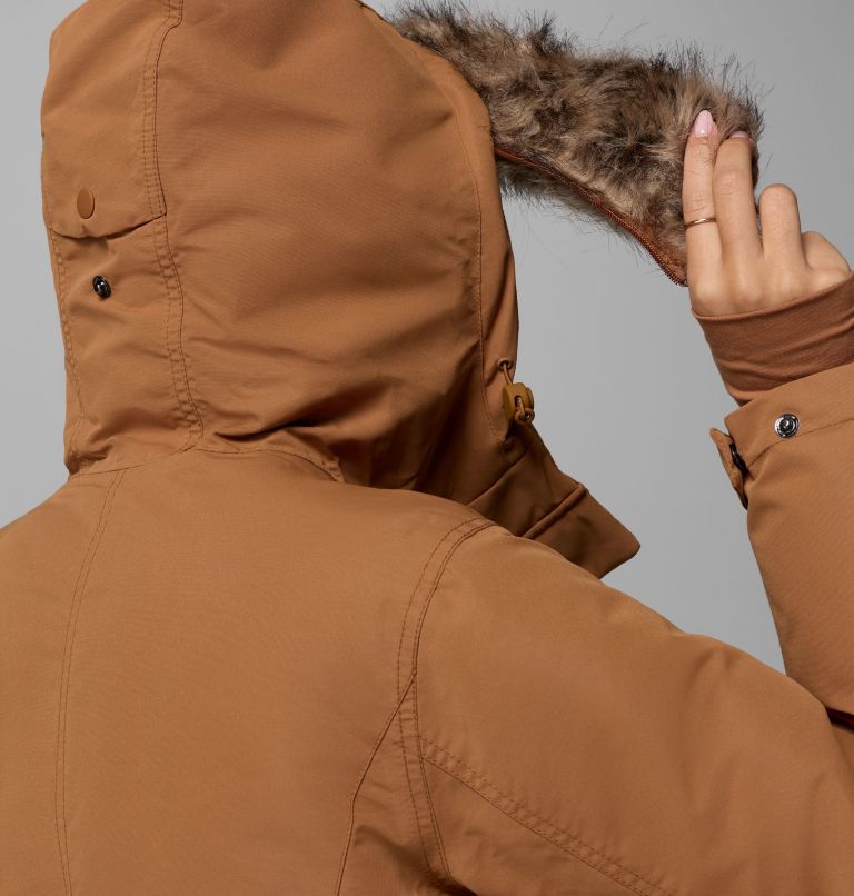 Parka Imperméable Little Si II Femme, Color: Camel Brown, image 10