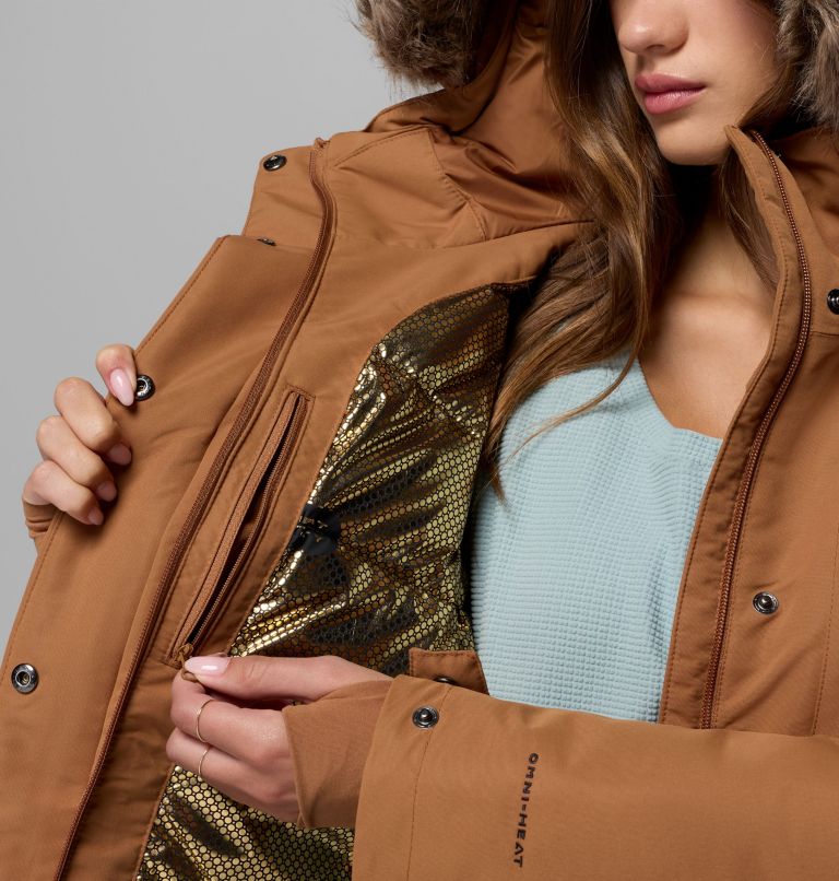 Parka Imperméable Little Si II Femme, Color: Camel Brown, image 11