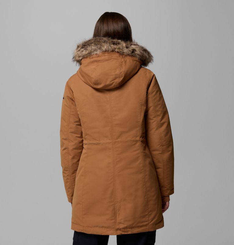 Parka Imperméable Little Si II Femme, Color: Camel Brown, image 3